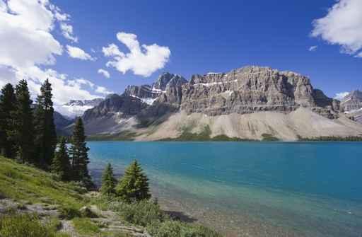 Shore Bow Lake Wall Decal