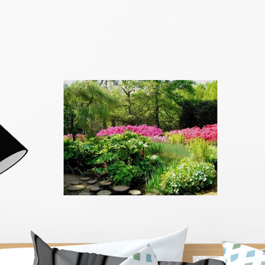 Garden Scene Wall Decal
