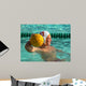 Water Polo Player Wall Mural