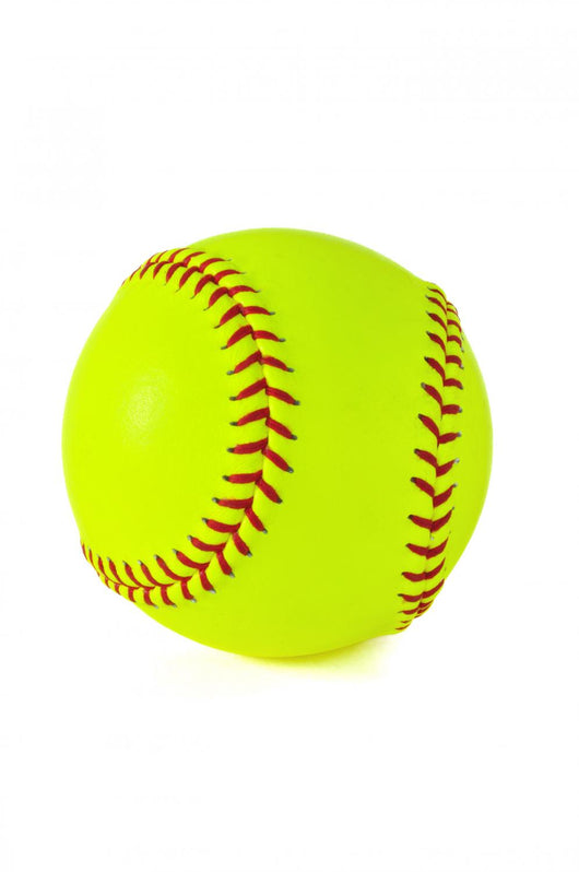 Yellow Softball Wall Decal