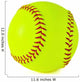 Yellow Softball Wall Decal