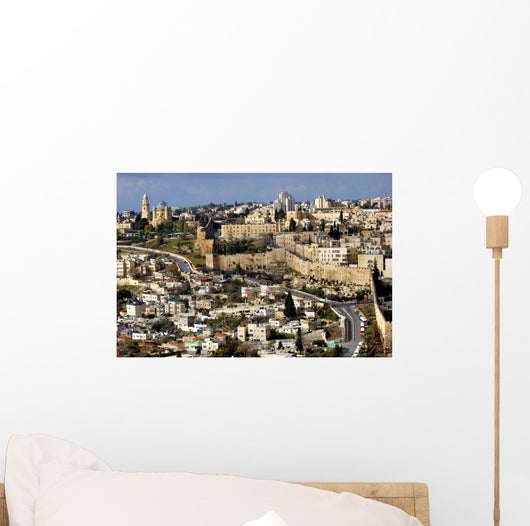 The holi city Jerusalem from Israel Wall Mural