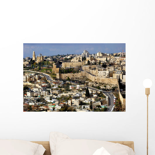 The holi city Jerusalem from Israel Wall Mural