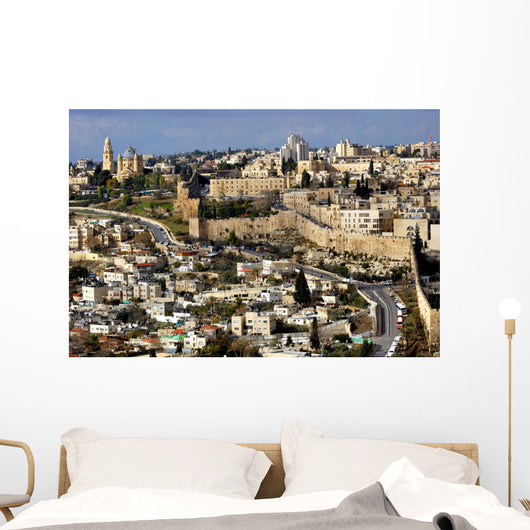 The holi city Jerusalem from Israel Wall Mural