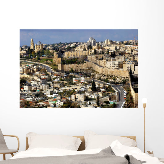 The holi city Jerusalem from Israel Wall Mural