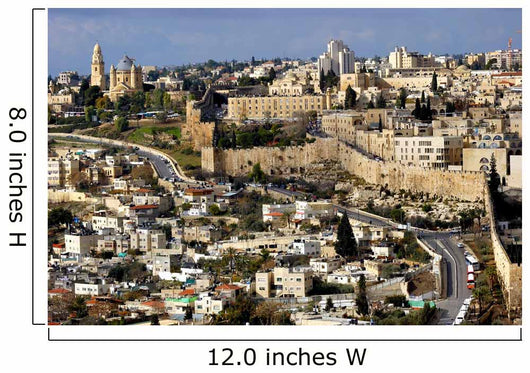 The holi city Jerusalem from Israel Wall Mural