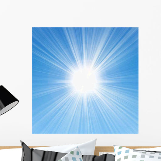 Sun Blue Sky Wall Decal