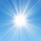 Sun Blue Sky Wall Decal
