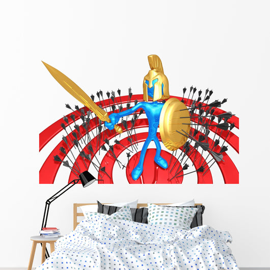 Spartan Target Wall Decal