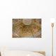 Painted wooden ceiling Wall Mural