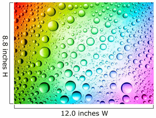 Multicolored Drops Wall Mural