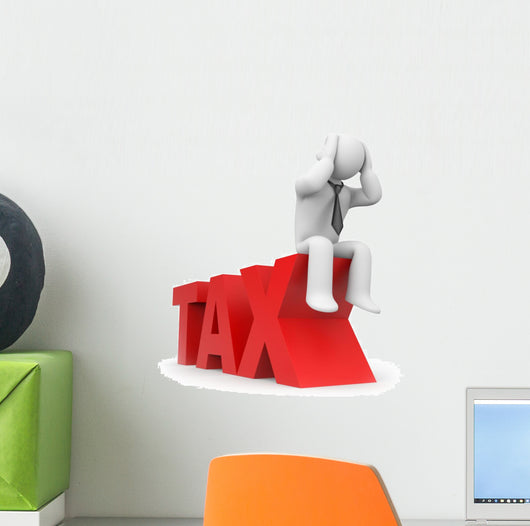 Tax Wall Decal
