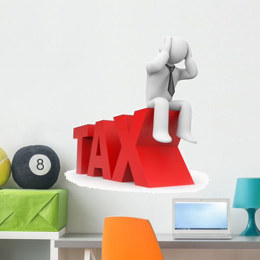 Tax Wall Decal