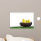 Baby Chicks Sitting Nest Wall Mural