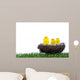 Baby Chicks Sitting Nest Wall Mural