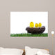 Baby Chicks Sitting Nest Wall Mural