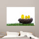Baby Chicks Sitting Nest Wall Mural