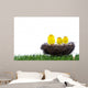 Baby Chicks Sitting Nest Wall Mural