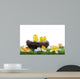 Baby Chicks Sitting Nest Wall Mural