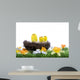 Baby Chicks Sitting Nest Wall Mural