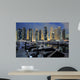 Dubai Marina at night, United Arab Emirates Wall Mural