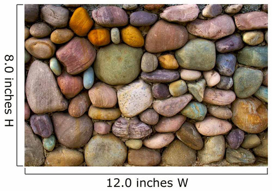 Multi-Colored Stone Wall Background Wall Mural