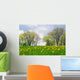 Landscape Meadow Spring Flowers Wall Decal