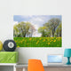 Landscape Meadow Spring Flowers Wall Decal