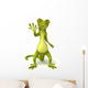 Waving Gecko Wall Decal