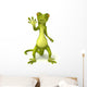 Waving Gecko Wall Decal