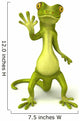 Waving Gecko Wall Decal