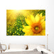 Big yellow sunflower Wall Mural