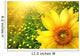 Big yellow sunflower Wall Mural
