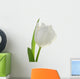 White Tulip Wall Decal
