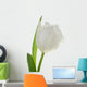 White Tulip Wall Decal