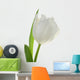 White Tulip Wall Decal