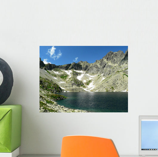 Lake Above Wall Mural
