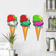 Set of Cartoon Icecreme Wall Decal