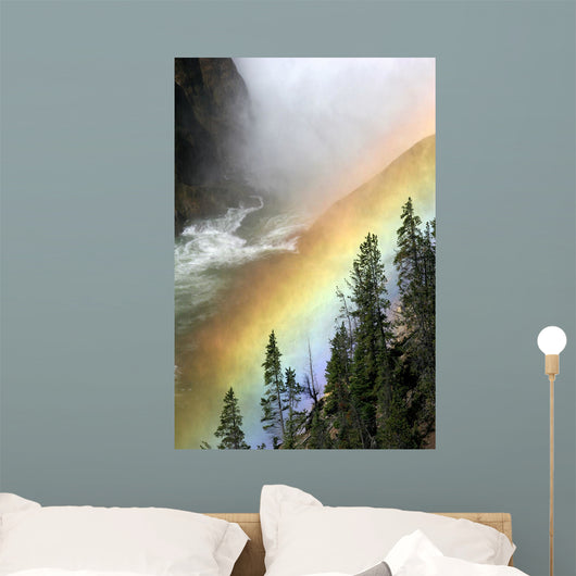 yellowstone rainbow Wall Mural