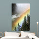 yellowstone rainbow Wall Mural