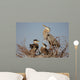 Great Blue Heron With Babies Wall Mural