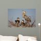 Great Blue Heron With Babies Wall Mural