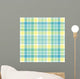 Pastel Plaid Wall Mural