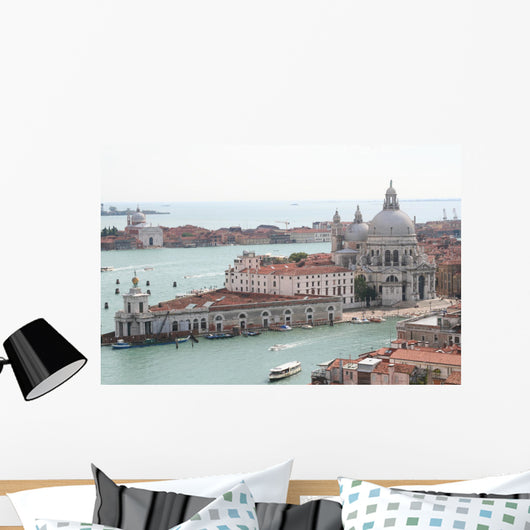an aerial view of venice Wall Mural
