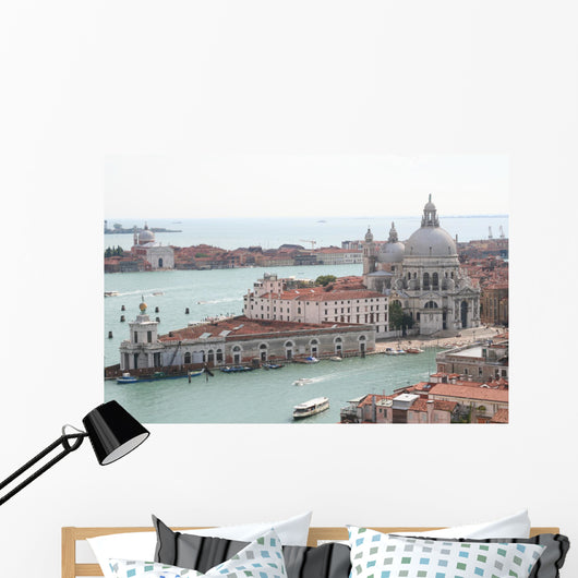 an aerial view of venice Wall Mural