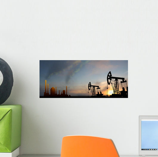 oilfield from mining devices Wall Mural
