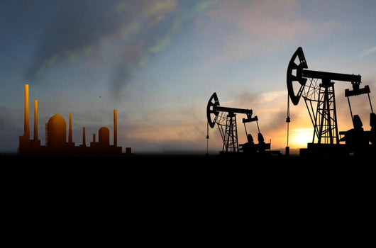 oilfield from mining devices Wall Mural