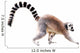 Walking Lemur Wall Decal