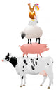 Animals on the Farm Wall Decal
