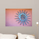 Mexican ornament of sun disc on the wall Wall Mural